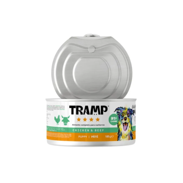 PATÉ PARA PERRO CACHORRO POLLO Y TERNERA 185g