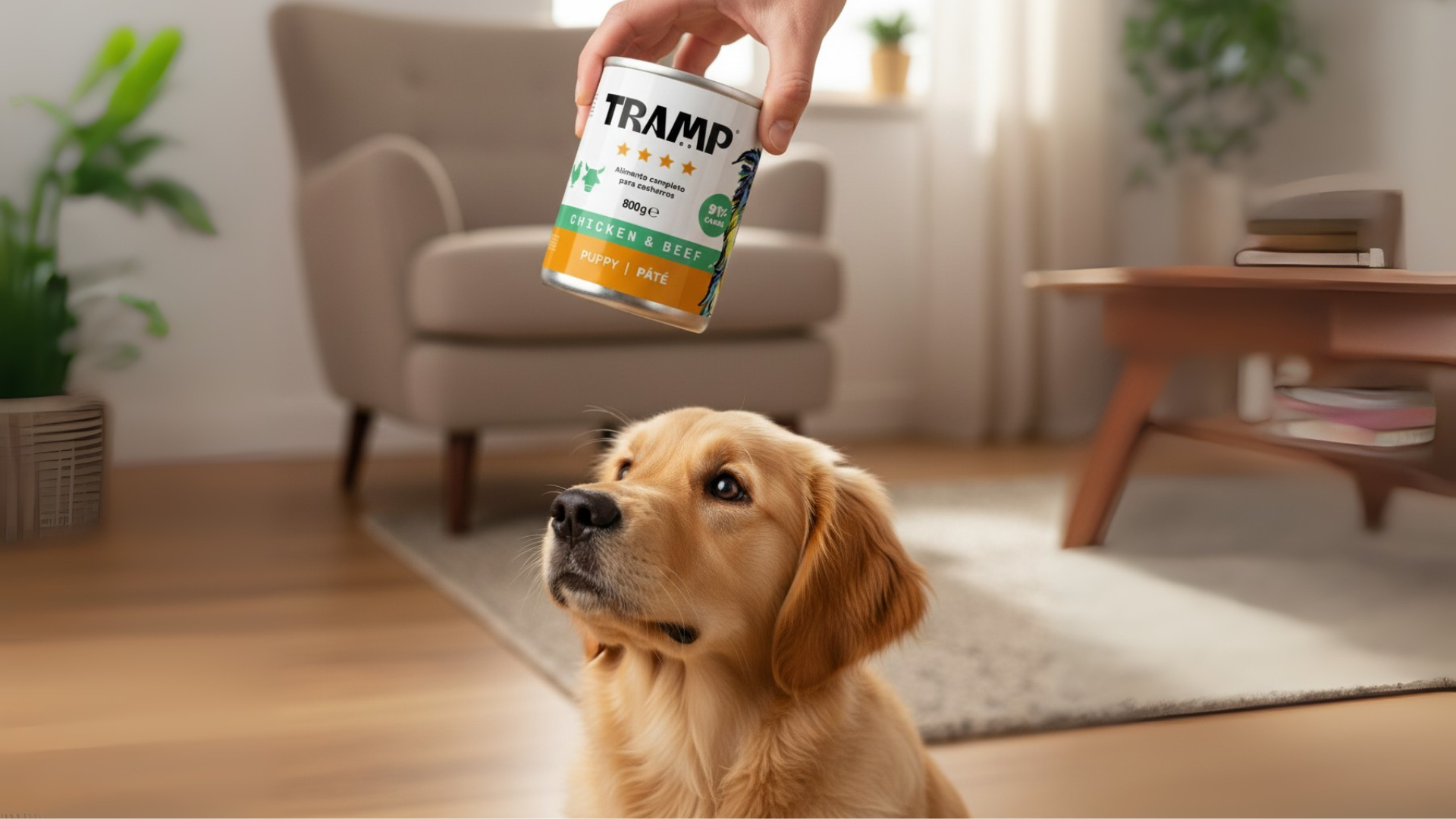 Alimentos premium para perros y gatos de Tramp Pet Food que mejoran salud, italidad y bienestar”