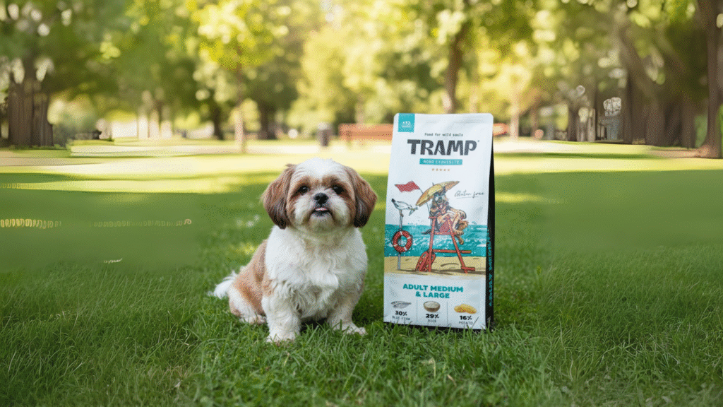 Pienso para perros adultos pequeños Tramp Pet Food – alimentación premium, hipoalergénica y equilibrada para razas mini y pequeñas.
