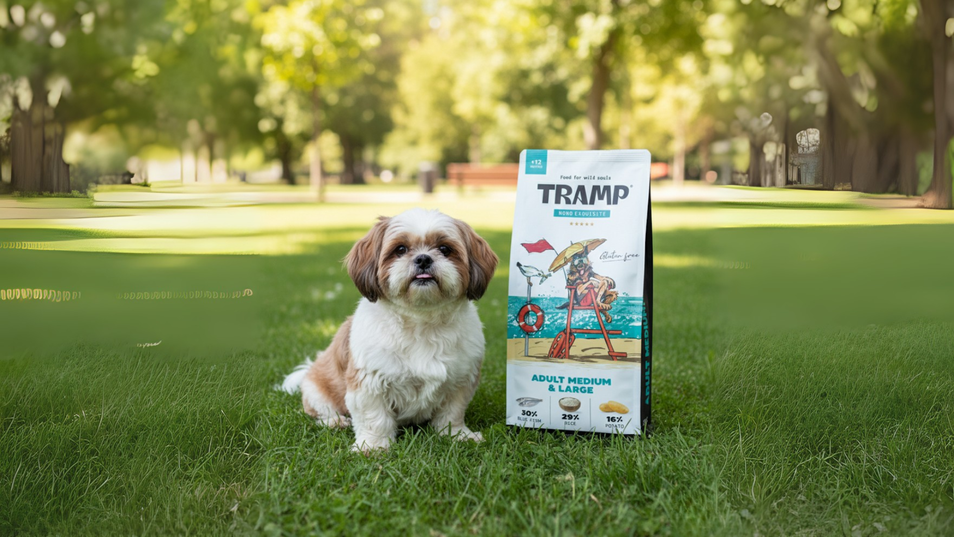 Pienso para perros adultos pequeños Tramp Pet Food – alimentación premium, hipoalergénica y equilibrada para razas mini y pequeñas.